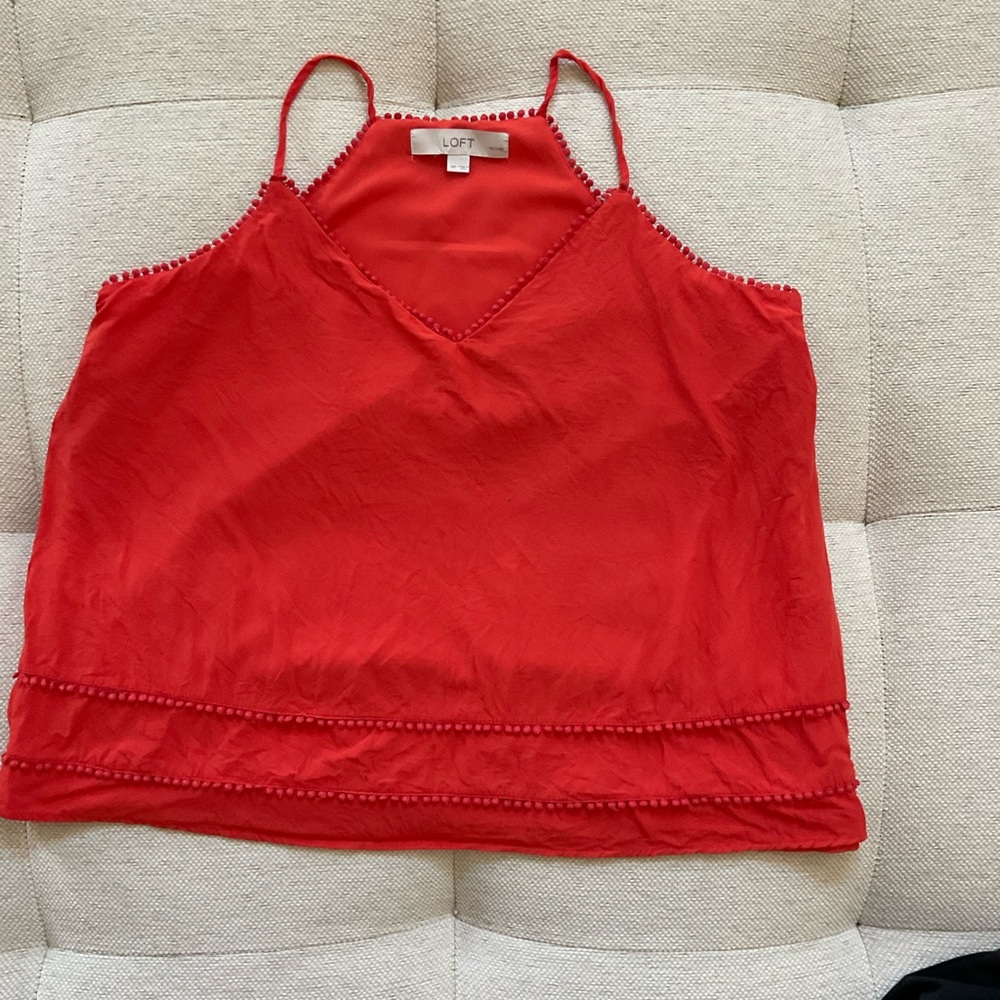 Loft Orange Top Medium